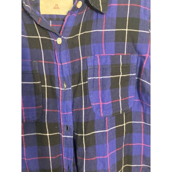 RESERVED FOR J ~ Target Mossimo Supply Co Vintage Plaid Flannel Shirt - Picture 5 of 8